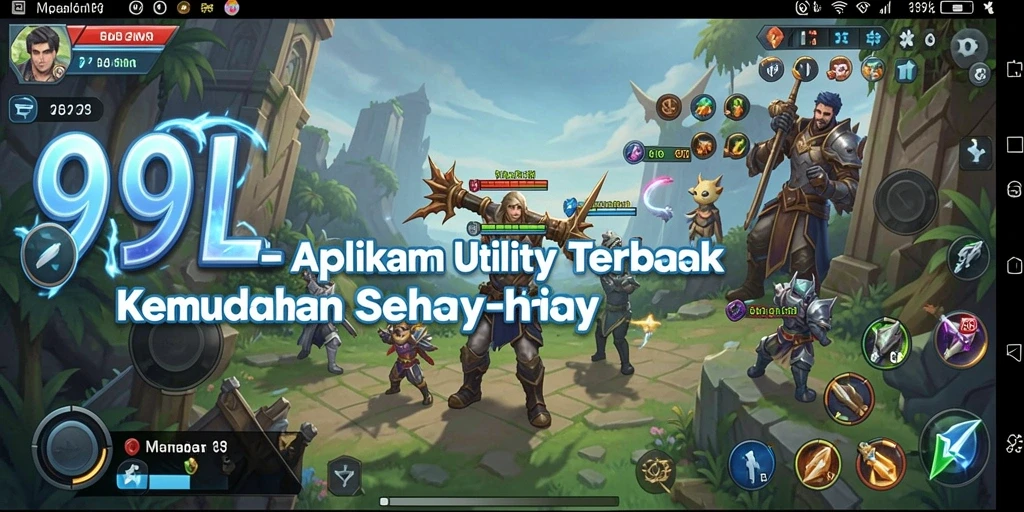 Tampilan antarmuka 99SL yang intuitif dan modern.