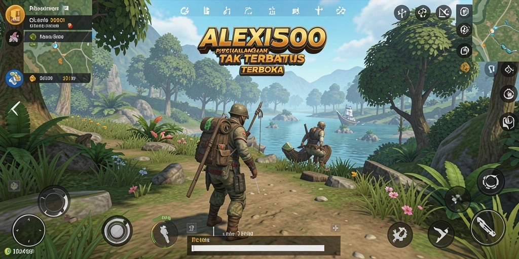 Screenshot gameplay menampilkan petualangan seru di dunia Open World.
