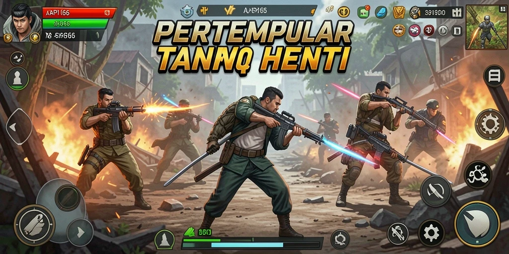 Tampilan aksi mendebarkan dari gameplay API66.