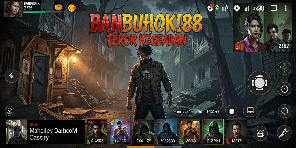 Screenshot menampilkan momen menegangkan dalam gameplay HORROR.