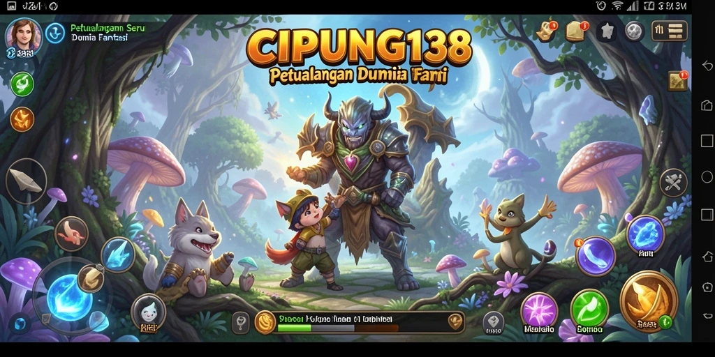Tampilan gameplay seru dari CIPUNG138 yang menampilkan aksi petualangan.