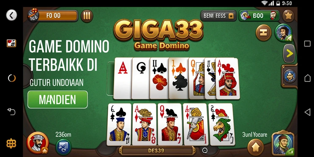 Tampilan menarik dari gameplay GIGA33 yang seru.