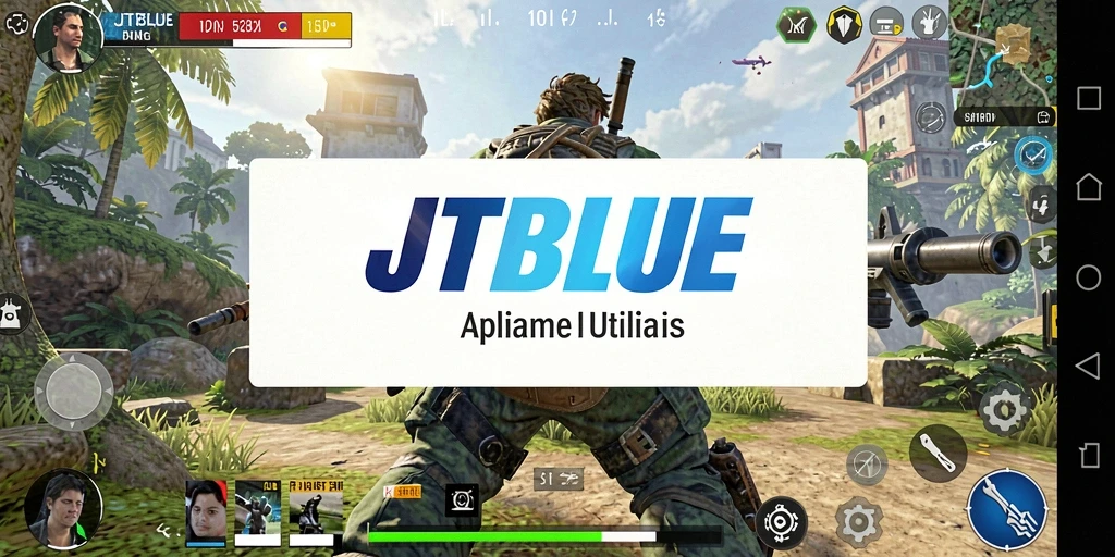 Tampilan UI JTBLUE yang sederhana dan intuitif.