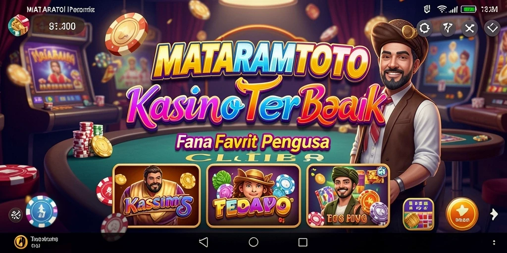 Tampilan gameplay menarik dari aplikasi MATARAMTOTO Kasino.