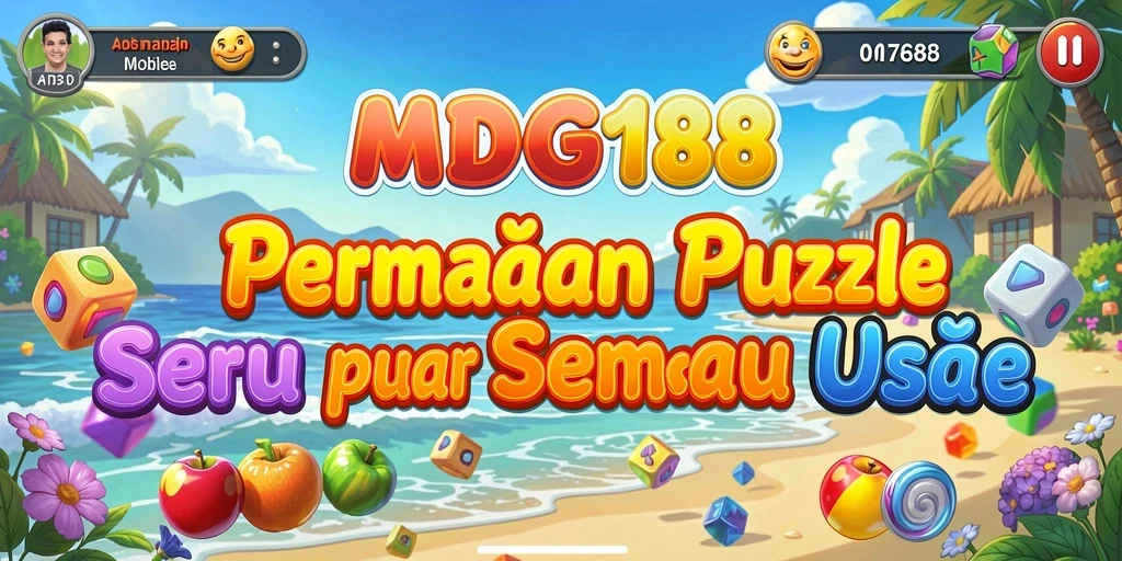 Tampilan gameplay seru dari MDG188 yang penuh tantangan puzzle.
