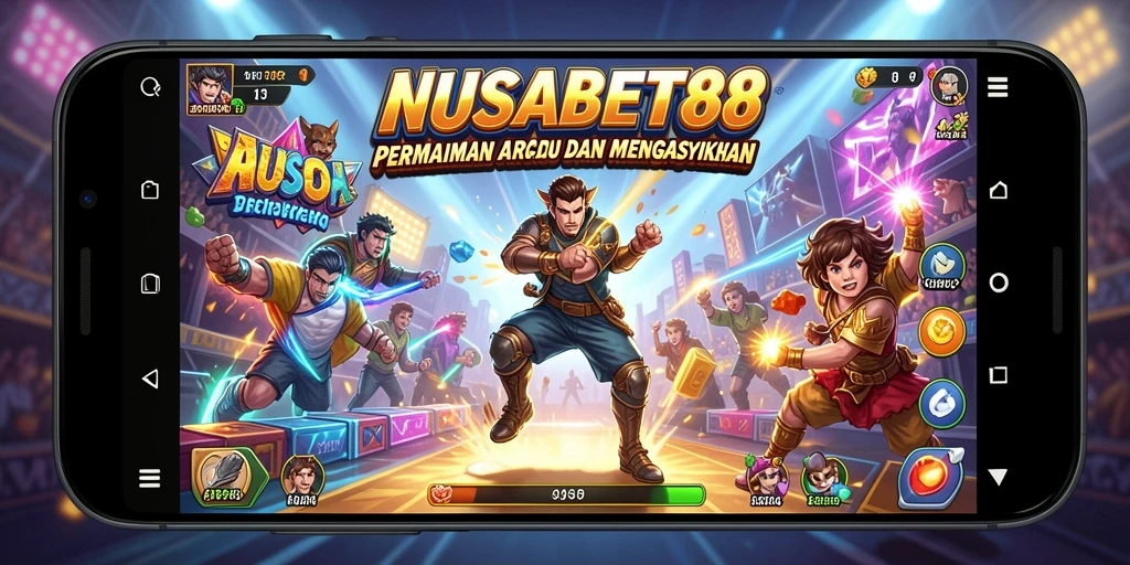 Screenshot gameplay menampilkan suasana seru dalam NUSABET88.