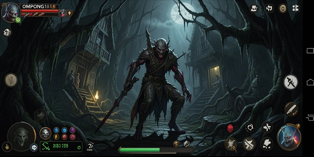 Tampilan gameplay OMPONG188 yang mencekam dan penuh ketegangan.