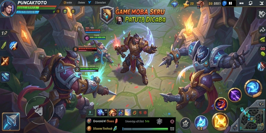 Tampilan gameplay seru dan kompetitif di PUNCAKTOTO.