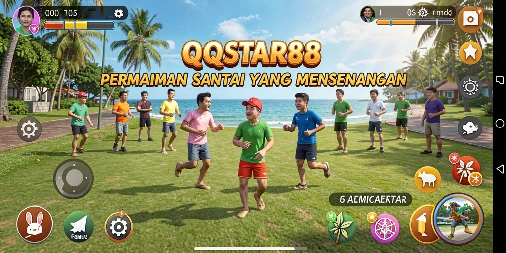 Tampilan seru gameplay QQSTAR88 yang menyenangkan