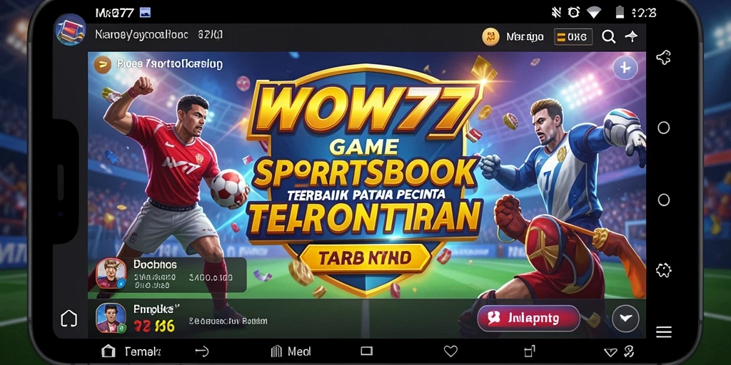 Screenshot gameplay <strong>WOW77</strong> menampilkan antarmuka taruhan yang menarik dan informatif.